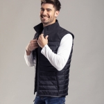 Gilets promotionnels imperméable en softshell et polyester MKT Bordy deuxième vue