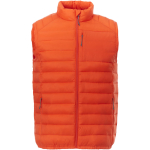 Gilets publicitaires en nylon 380T avec isolant Elevate Essentials couleur orange deuxième vue frontale