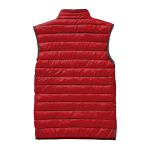 Gilets personnalisés en nylon 20D et duvet 115 g/m² Elevate Life couleur rouge