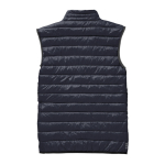 Gilets personnalisés en nylon 20D et duvet 115 g/m² Elevate Life couleur bleu marine