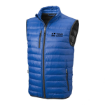 Gilets personnalisés en nylon 20D et duvet 115 g/m² Elevate Life avec zone d'impression