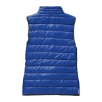Gilet publicitaire femmes en nylon 20D et duvet 115 g/m² Elevate Life couleur bleu