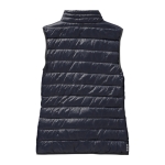 Gilet publicitaire femmes en nylon 20D et duvet 115 g/m² Elevate Life couleur bleu marine