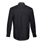 Chemises Oxford pour hommes en coton et polyester 130 g/m² THC Tokyo couleur noir