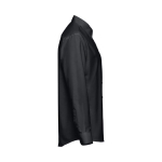 Chemises Oxford pour hommes en coton et polyester 130 g/m² THC Tokyo couleur noir troisième vue