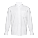 Chemises Oxford pour hommes en coton et polyester 130 g/m² THC Tokyo couleur blanc