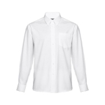 Chemises Oxford pour hommes en coton et polyester 130 g/m² THC Tokyo couleur blanc première vue