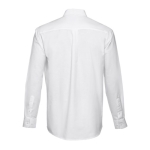 Chemises Oxford pour hommes en coton et polyester 130 g/m² THC Tokyo couleur blanc