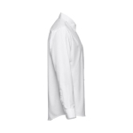 Chemises Oxford pour hommes en coton et polyester 130 g/m² THC Tokyo couleur blanc troisième vue