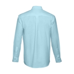 Chemises Oxford pour hommes en coton et polyester 130 g/m² THC Tokyo couleur bleu ciel deuxième vue