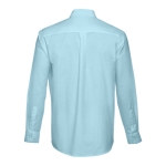 Chemises Oxford pour hommes en coton et polyester 130 g/m² THC Tokyo couleur bleu ciel