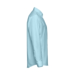 Chemises Oxford pour hommes en coton et polyester 130 g/m² THC Tokyo couleur bleu ciel troisième vue