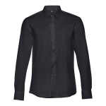 Chemises publicitaires cintrées pour hommes 115 g/m² THC Paris couleur noir