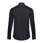 Chemises publicitaires cintrées pour hommes 115 g/m² THC Paris couleur noir