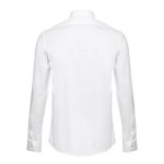 Chemises publicitaires cintrées pour hommes 115 g/m² THC Paris couleur blanc