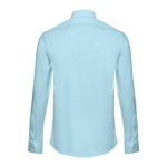 Chemises publicitaires cintrées pour hommes 115 g/m² THC Paris couleur bleu ciel