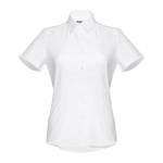 Chemises Oxford pour femmes en coton et polyester THC London WH couleur blanc