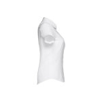Chemises Oxford pour femmes en coton et polyester THC London WH couleur blanc troisième vue