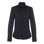 Chemises à logo pour femmes en coton et polyamide 115 g/m² THC Paris couleur noir