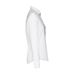 Chemises à logo pour femmes en coton et polyamide 115 g/m² THC Paris couleur blanc troisième vue
