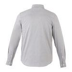 Chemise publicitaire Oxford pour hommes en coton 142 g/m² Elevate Life couleur gris clair