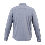 Chemise publicitaire Oxford pour hommes en coton 142 g/m² Elevate Life couleur bleu jean