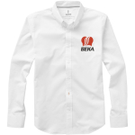 Chemise publicitaire Oxford pour hommes en coton 142 g/m² Elevate Life vue impression sérigraphique
