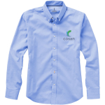 Chemise publicitaire Oxford pour hommes en coton 142 g/m² Elevate Life vue impression sérigraphique