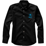 Chemise publicitaire Oxford pour hommes en coton 142 g/m² Elevate Life vue impression sérigraphique