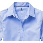 Chemise personnalisée Oxford femmes en coton 142 g/m² Elevate Life couleur bleu ciel vue détail 2