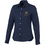 Chemise personnalisée Oxford femmes en coton 142 g/m² Elevate Life deuxième vue arrière