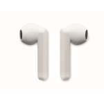 Écouteurs simple avec logo et Bluetooth 5.0 dans Ultimate Box couleur blanc cinquième vue