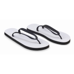 Tongs avec logo ou design pour la plage, taille 36-39 Beach Sublim couleur noir