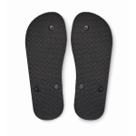 Tongs avec logo ou design pour la plage, taille 36-39 Beach Sublim couleur noir troisième vue