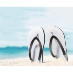 Tongs avec logo ou design pour la plage, taille 36-39 Beach Sublim couleur noir vue d'ambiance