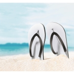 Tongs avec logo ou design pour la plage, taille 36-39 Beach Sublim couleur noir deuxième vue d'ambiance
