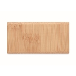 Chargeur sans fil personnalisable avec réveil en bambou Time couleur bois sixième vue