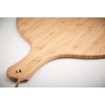 Planches à découper publicitaires circulaires en bambou Ø31cm Round couleur bois cinquième vue photographique