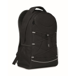 Sac à dos de sport aux couleurs contrastées et avec des lacets RPET couleur noir