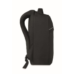 Sac à dos de bureau en RPET avec bretelles rembourrées pour PC de 13´´ couleur noir sixième vue