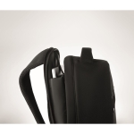 Sac à dos de bureau en RPET avec bretelles rembourrées pour PC de 13´´ couleur noir vue photographique