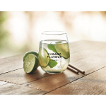 Verres personnalisables pas chers de 420 ml avec boîte Reusable couleur transparent deuxième vue d'ambiance 2
