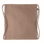 Sac cordon en chanvre Natural couleur marron deuxième vue