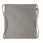 Sac cordon en chanvre Natural couleur gris deuxième vue