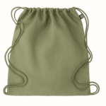 Sac cordon en chanvre Natural couleur vert