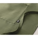 Tablier EcoFriendly couleur vert troisième vue photographique
