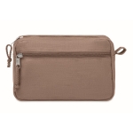 Trousse de toilette EcoFriendly couleur marron deuxième vue