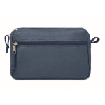 Trousse de toilette EcoFriendly couleur bleu deuxième vue