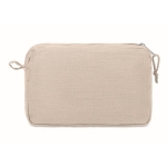 Trousse de toilette EcoFriendly couleur beige troisième vue