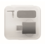 Set de bloqueurs pour ordinateur dans un étui transparent Blocker couleur noir cinquième vue